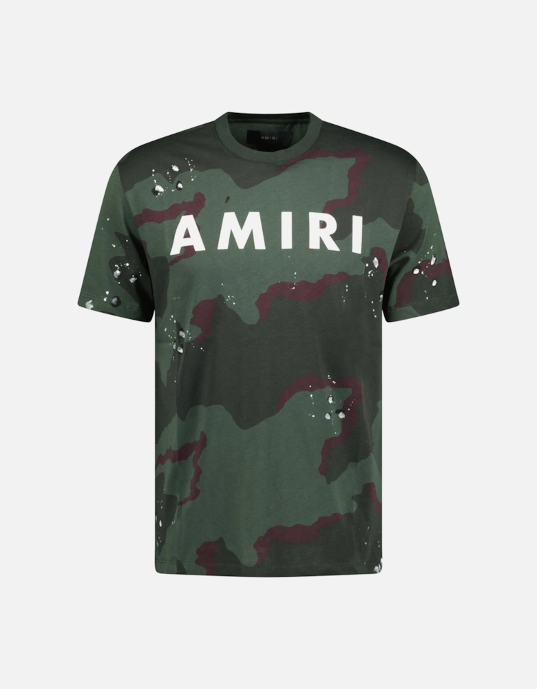 Army Logo T-Shirt Camo Green