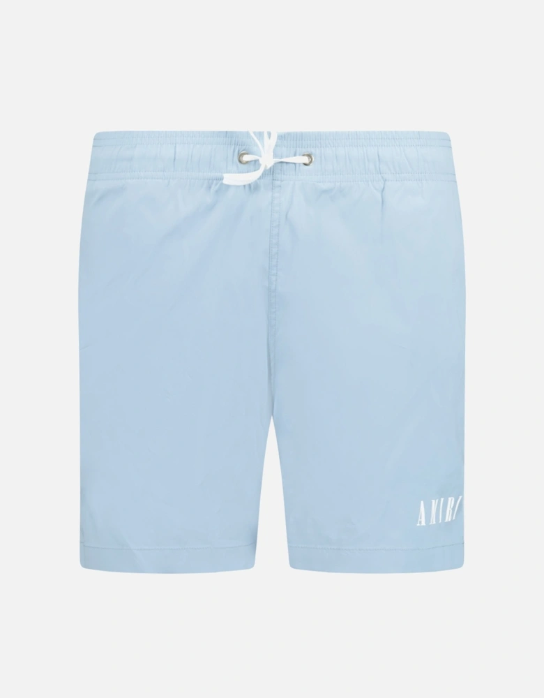 Core Logo Drawstring Swim Shorts Dusty Blue