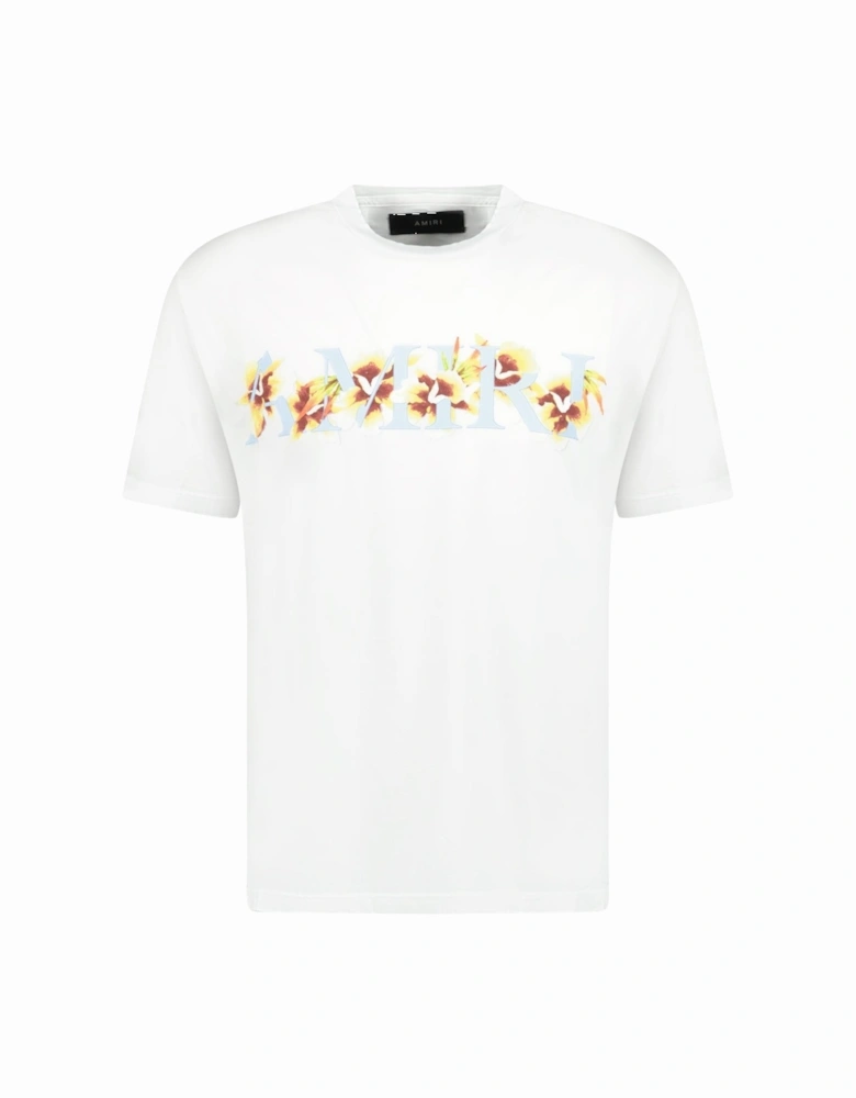 Hibiscus Logo T-Shirt White