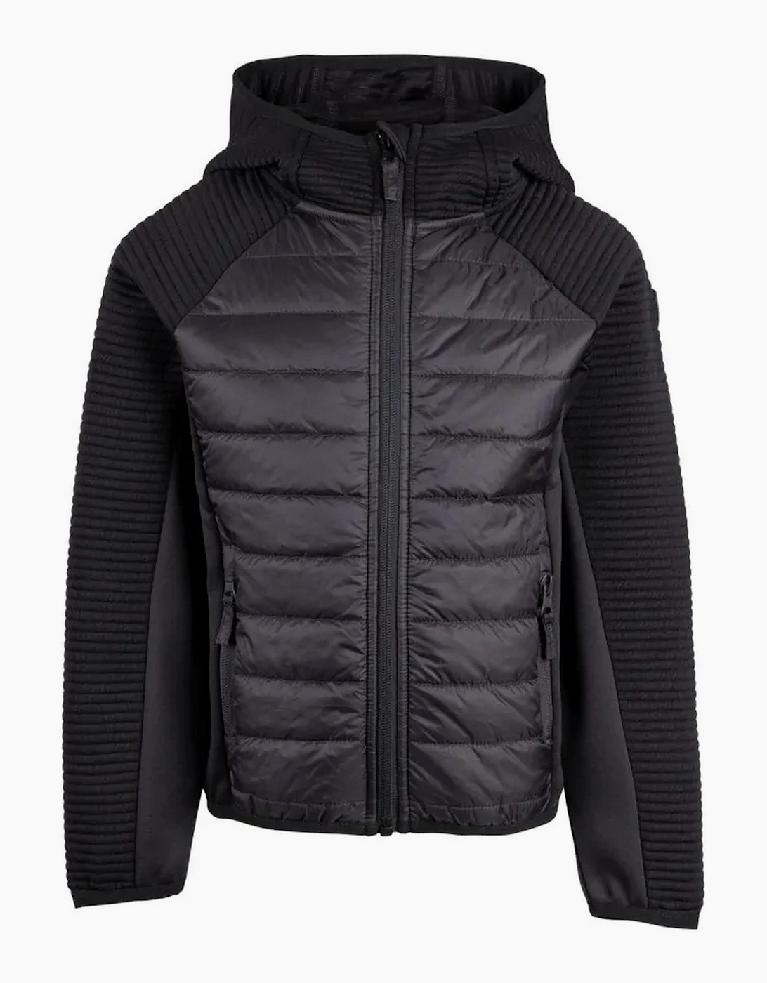 Trespass Unisex Black Childrens/ Roadie Hybrid Jacket  11 Years/12 Years Size 11-12 Years Kids