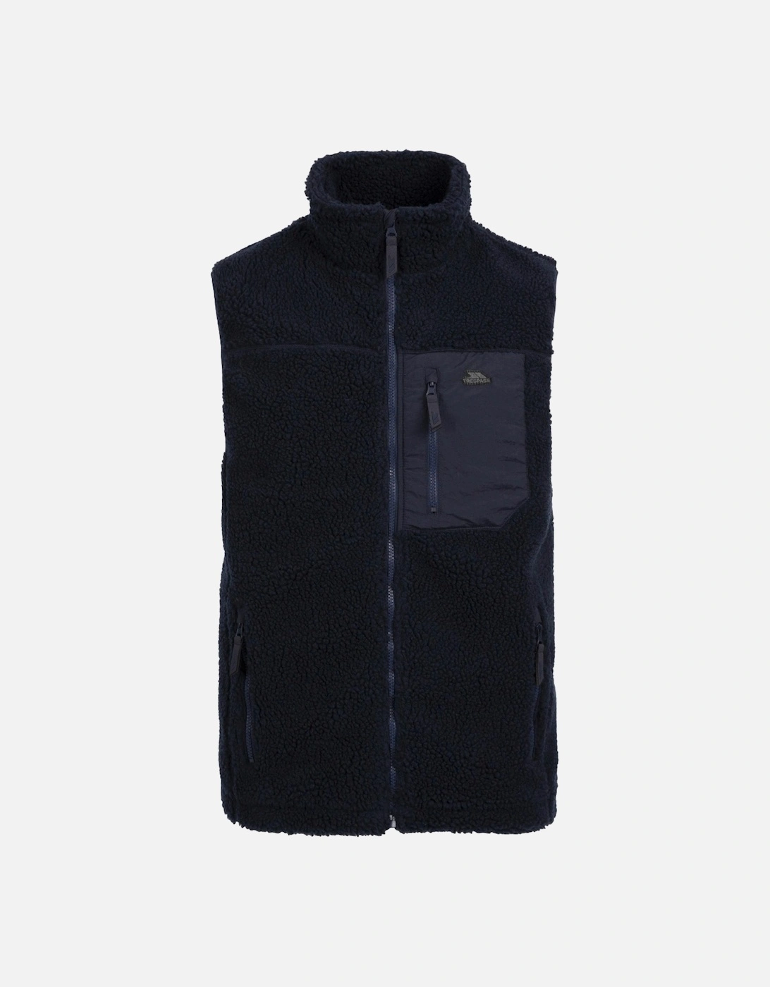 Mens Buckless Fleece Gilet, 4 of 3