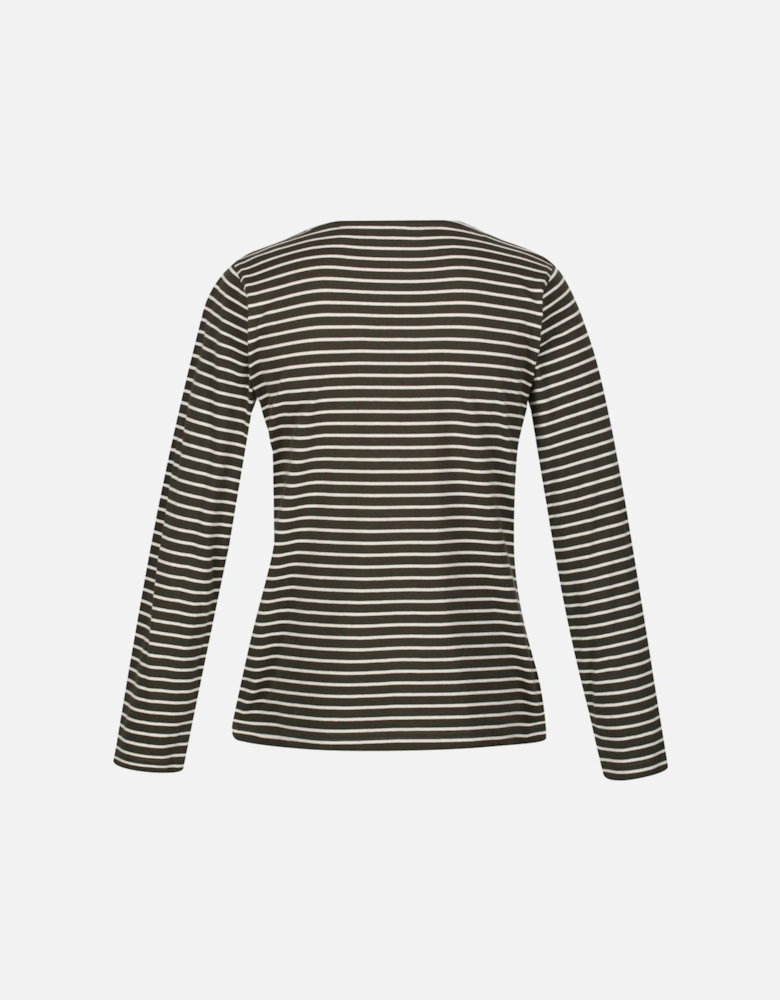 Womens Fernanda Long Sleeve Organic Cotton T Shirt