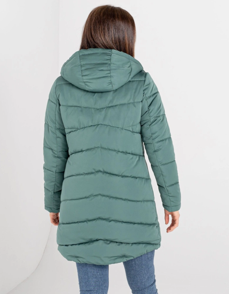 Womens Reputable Padded Hooded Insulated Coat