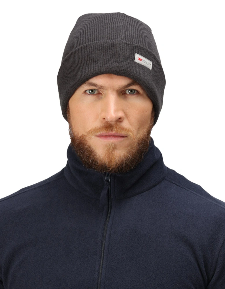 Professional Mens Thinsulate Lined Acrylic Beanie Hat