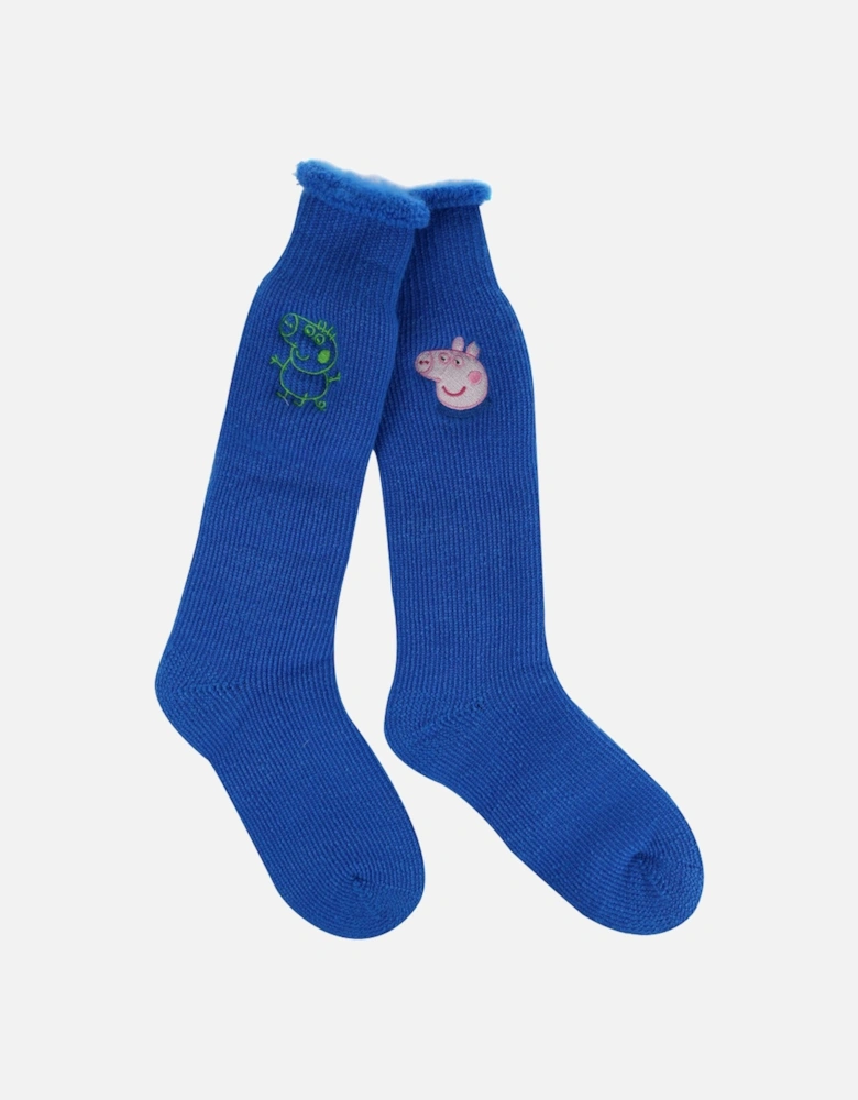 Boys 2 Pack Longer Length Welly Socks