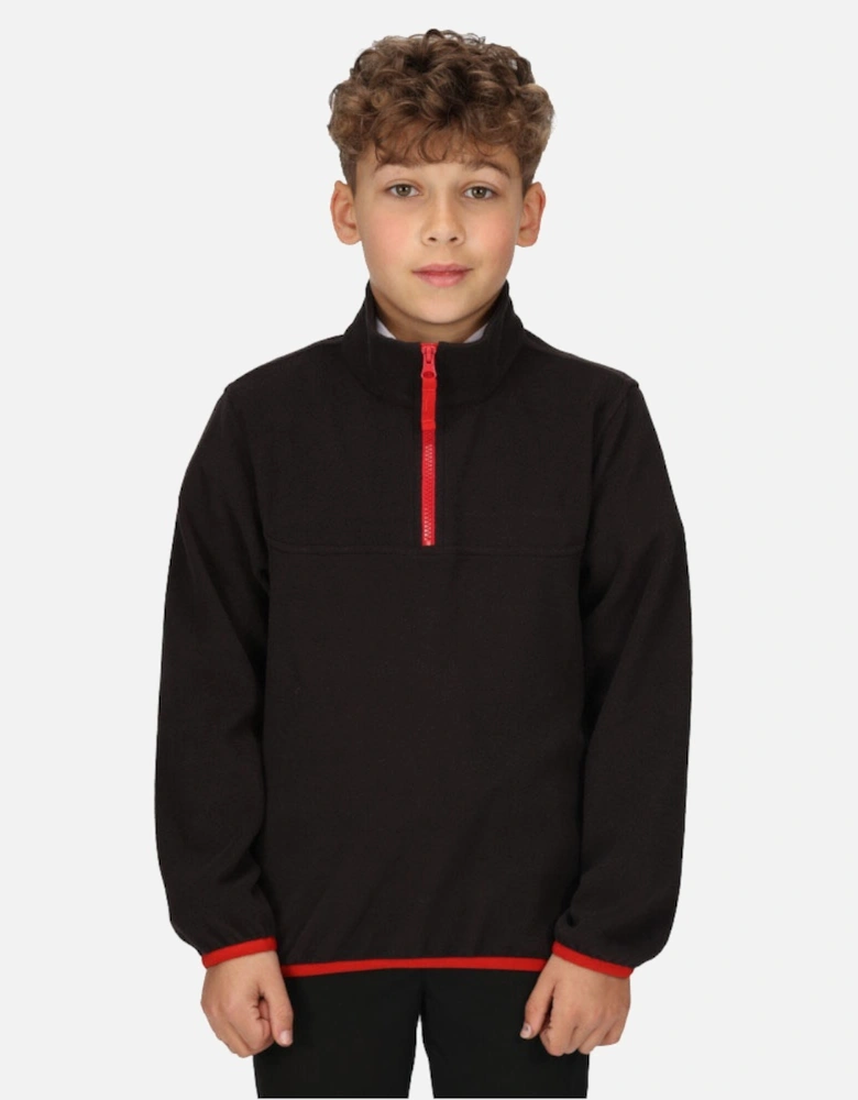 Boys Half Zip Micro Fleece Jacket