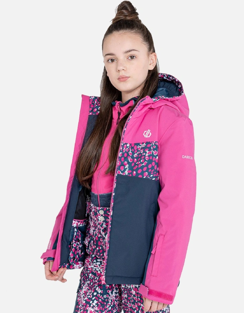 Girls Humour Waterproof Breathable Hooded Coat