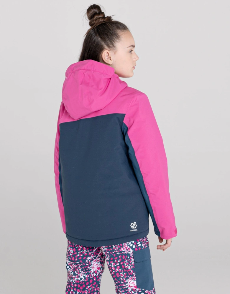 Girls Humour Waterproof Breathable Hooded Coat