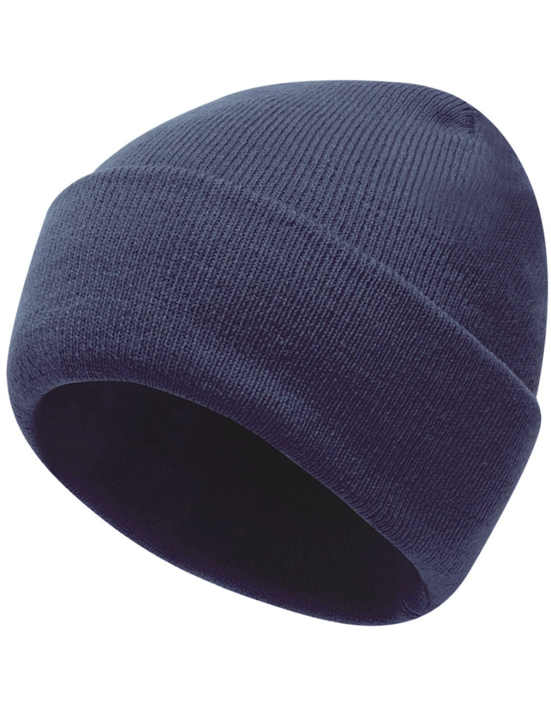 Mens Axton Slouch Turnup Double Layer Beanie Hat