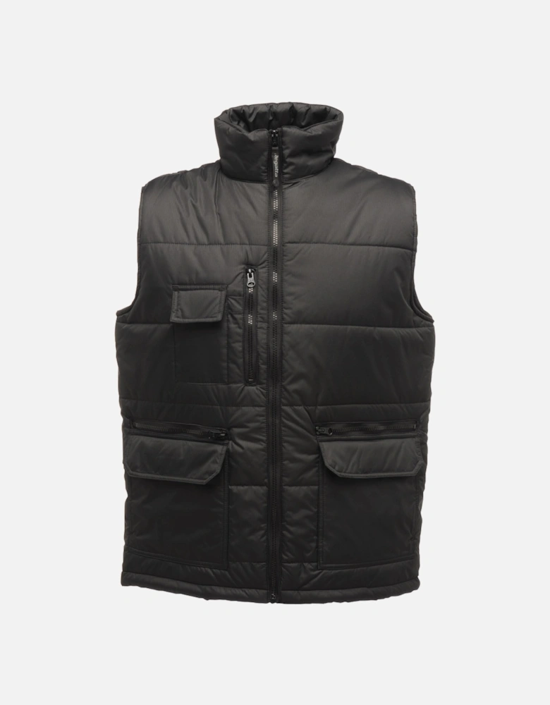 Mens Steller Ripstop Bodywarmer Gilet TRA803 Black