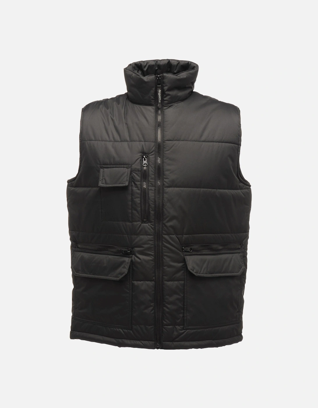 Mens Steller Ripstop Bodywarmer Gilet TRA803 Black, 2 of 1