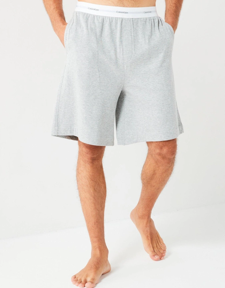 Modern Terry Loungewear Shorts - Light Grey