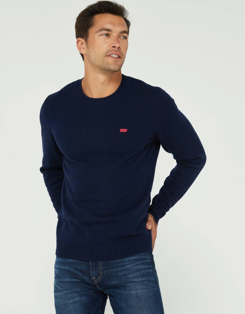 Levis Original Housemark Logo Jumper - Navy