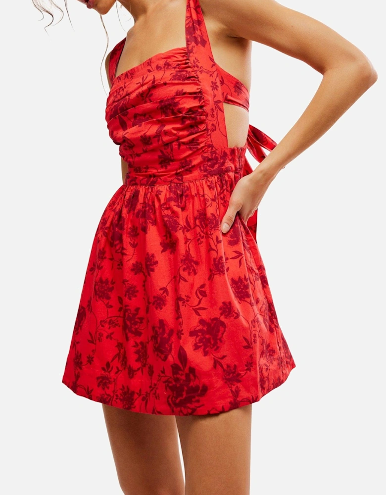 Meet In Maui Mini Dress - Red