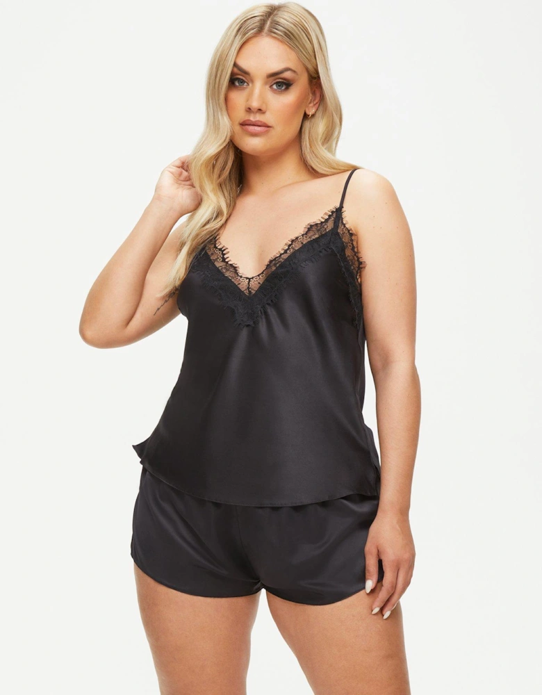 Cerise Cami Set - Black