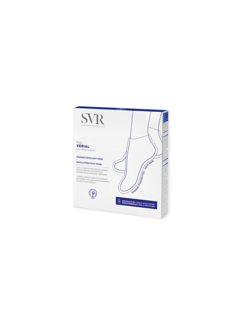 SVR Xerial Exfoliating Socks x1 for an Intensive Foot Peel in the place of Pumices + Foot Files - SVR Laboratoires