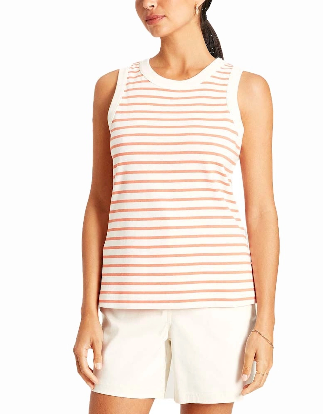 Womens Harbour Crew Neck Vest Top, 6 of 5