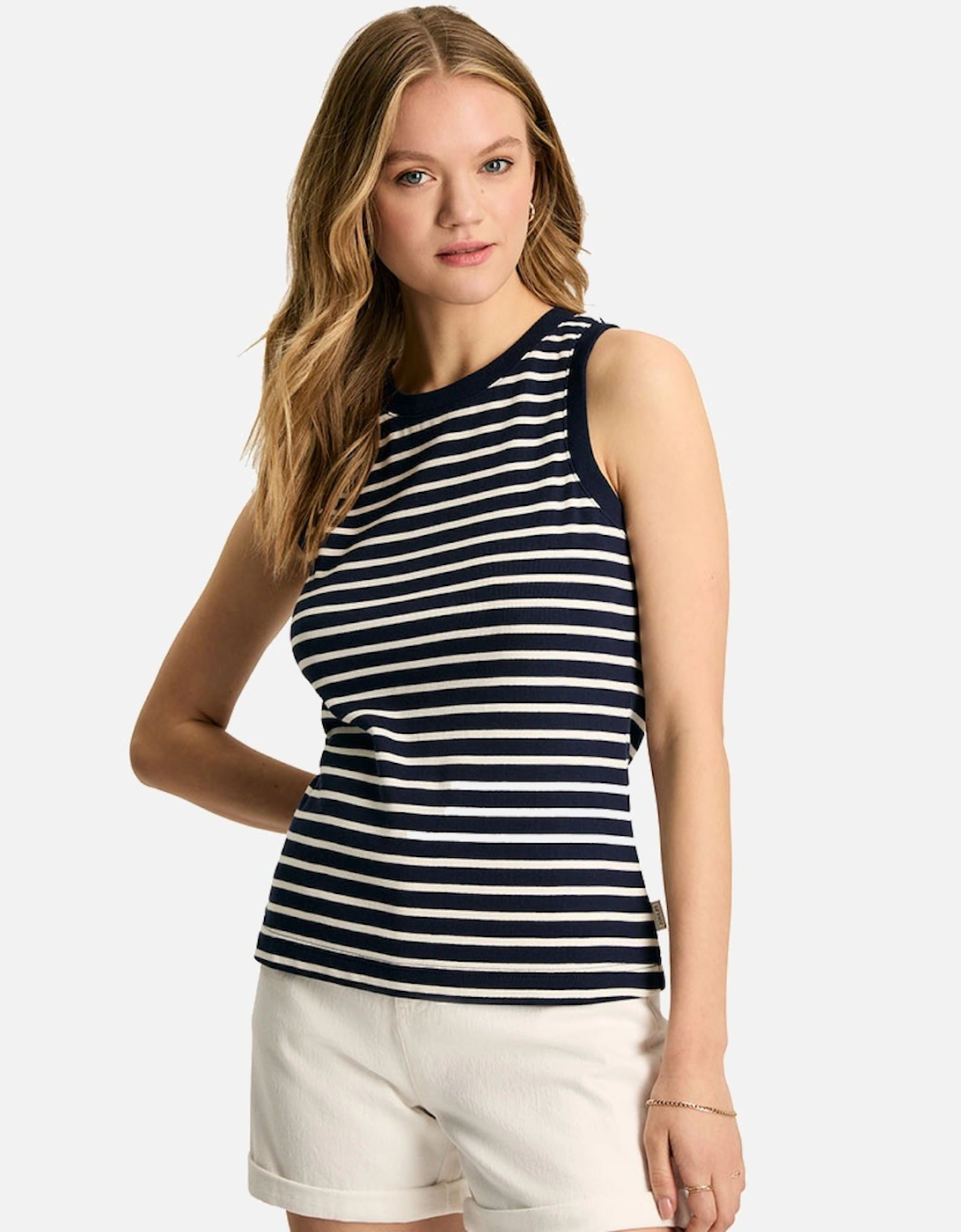 Womens Harbour Crew Neck Vest Top, 5 of 4