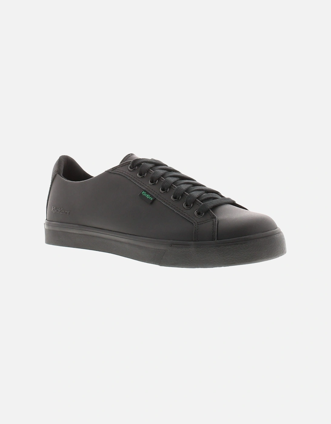 Boys School Shoes Trainers Tovni Lacer Leather Lace Up black UK Size, 6 of 5