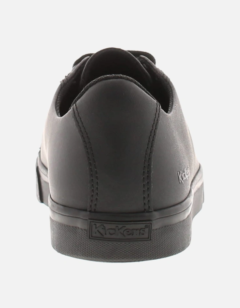 Boys School Shoes Trainers Tovni Lacer Leather Lace Up black UK Size