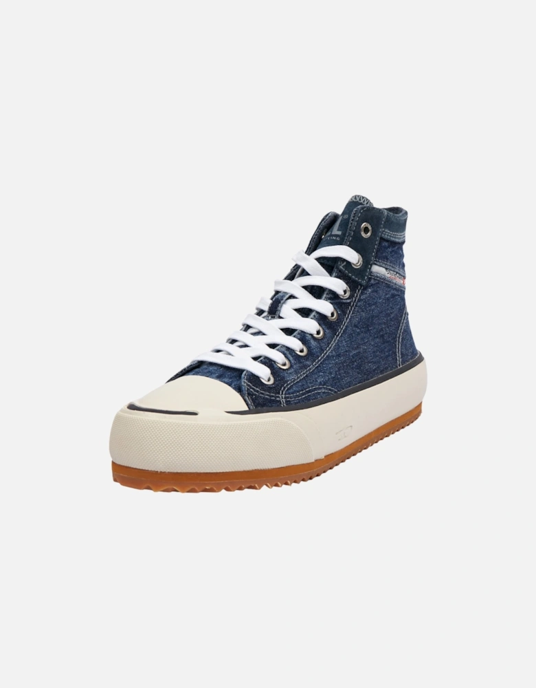 S-Principia Mid X Mens Canvas Shoes High Top Lifestyle Denim Sneaker Blue