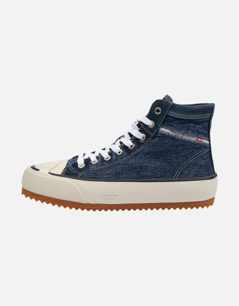 S-Principia Mid X Mens Canvas Shoes High Top Lifestyle Denim Sneaker Blue