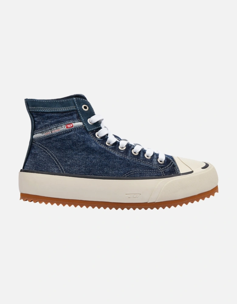 S-Principia Mid X Mens Canvas Shoes High Top Lifestyle Denim Sneaker Blue