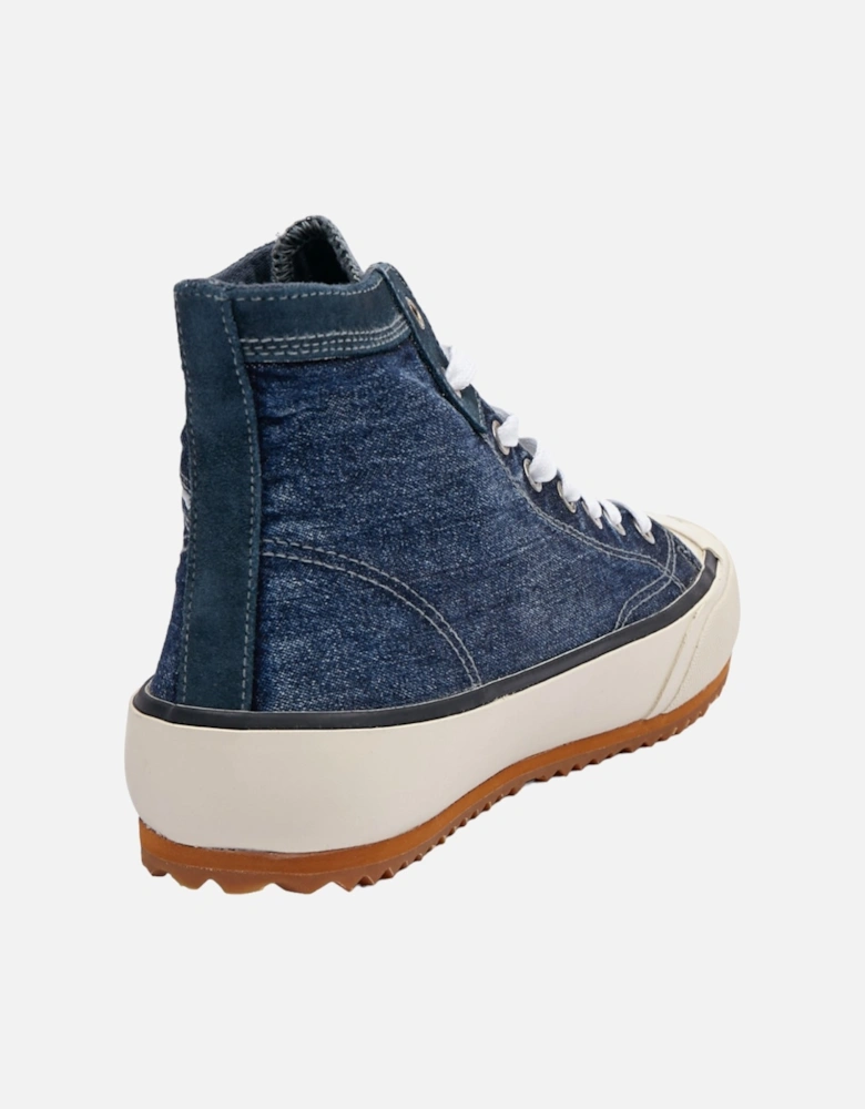 S-Principia Mid X Mens Canvas Shoes High Top Lifestyle Denim Sneaker Blue