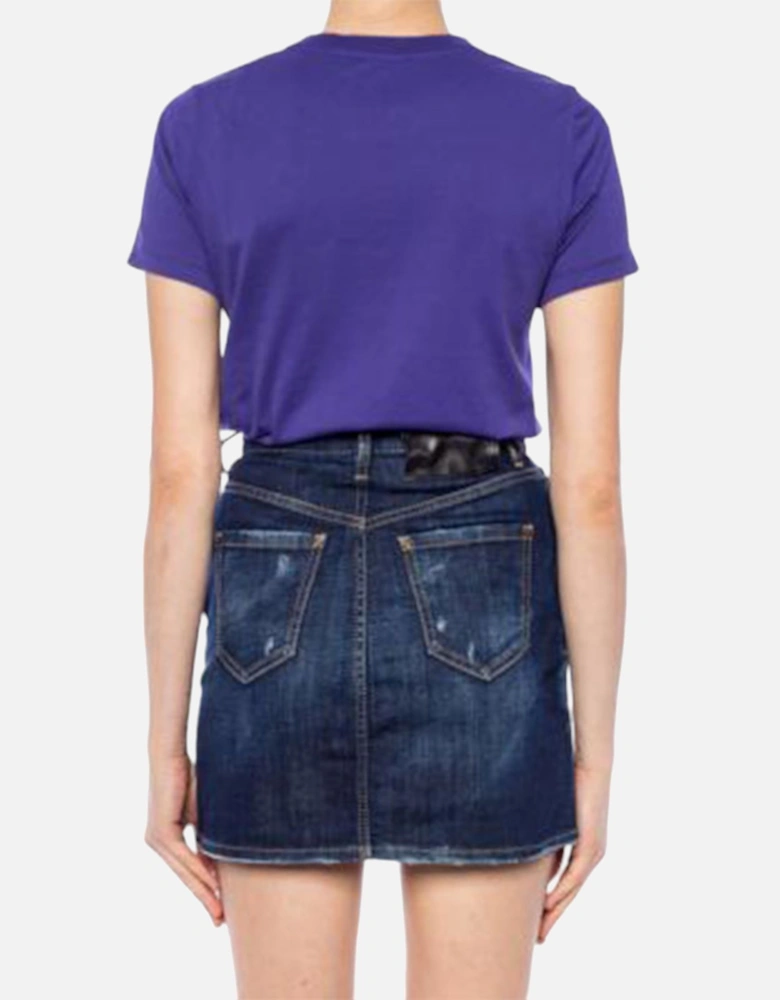 T SILY ZA Womens T Shirt Crew Neck Short Sleeve Top Casual Summer Tee NEW