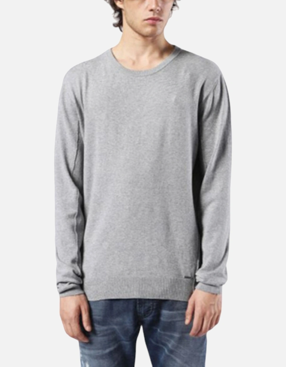 Men's DIESEL K CELEBER Mens Sweatshirt Regular Fit - Grey - Size: M