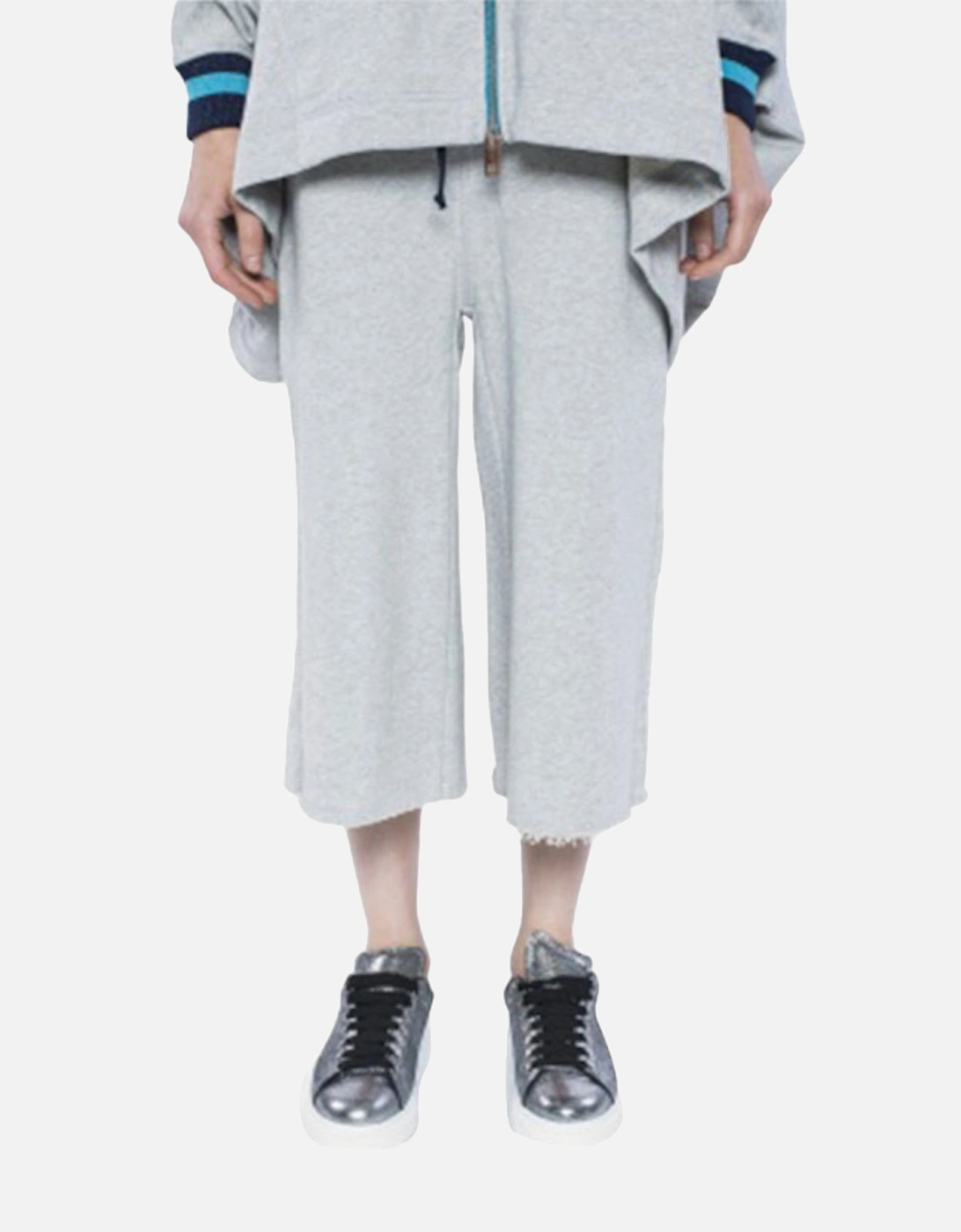 Women's DIESEL P-PARLE PANTALONI Womens Fleece Shorts - Grey - Size: S