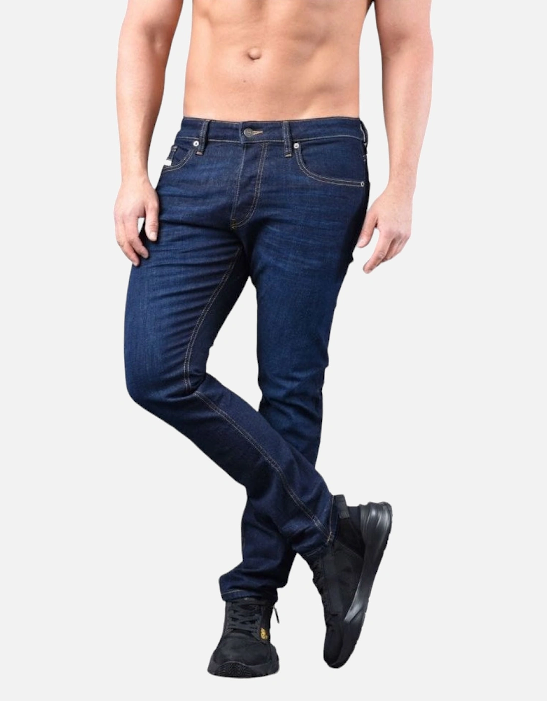 DIESEL D Luster Mens Denim Jeans Slim Fit Skinny Leg Casual Cotton Trouser Pants, 8 of 7