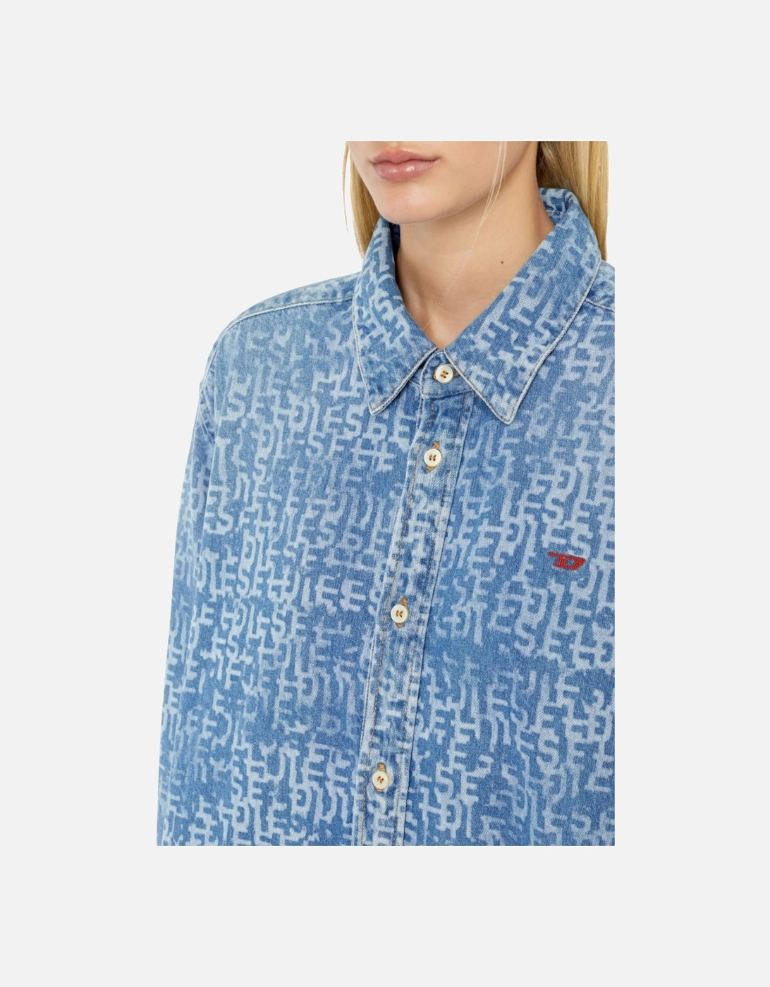 DE-BLEX Womens Shirt Dress Mini