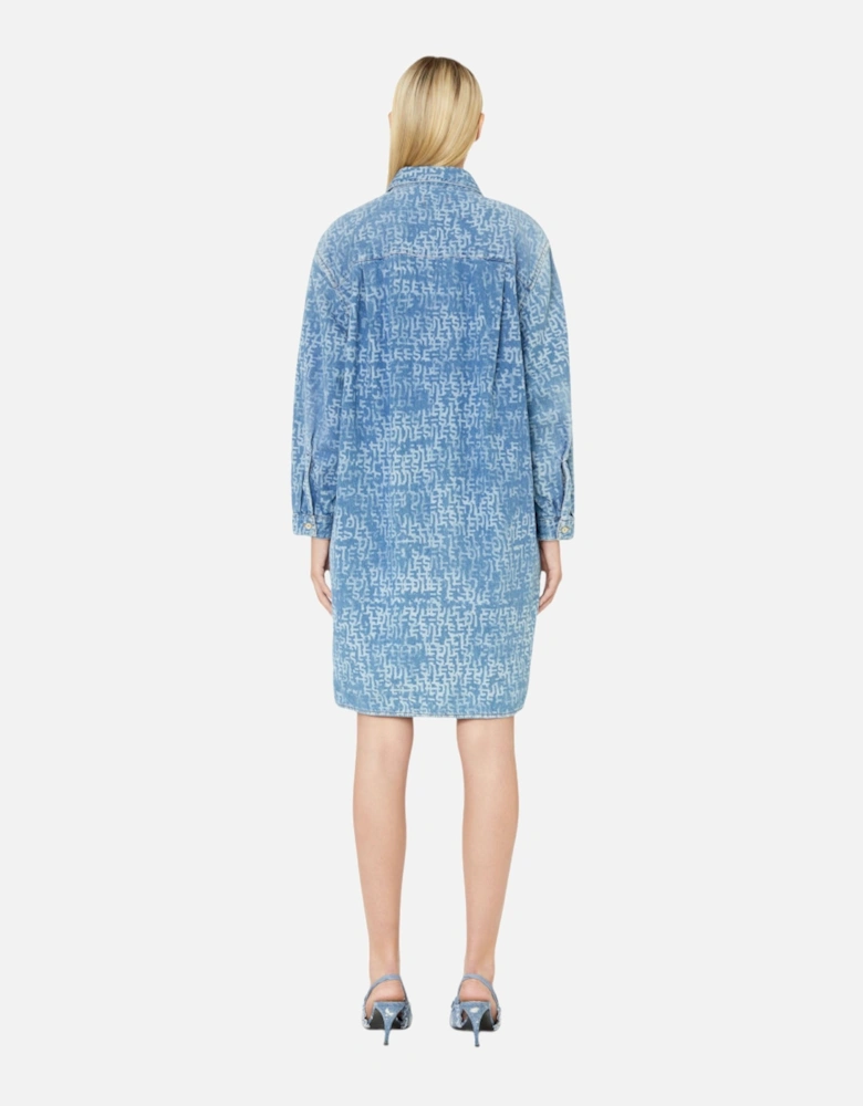 DE-BLEX Womens Shirt Dress Mini
