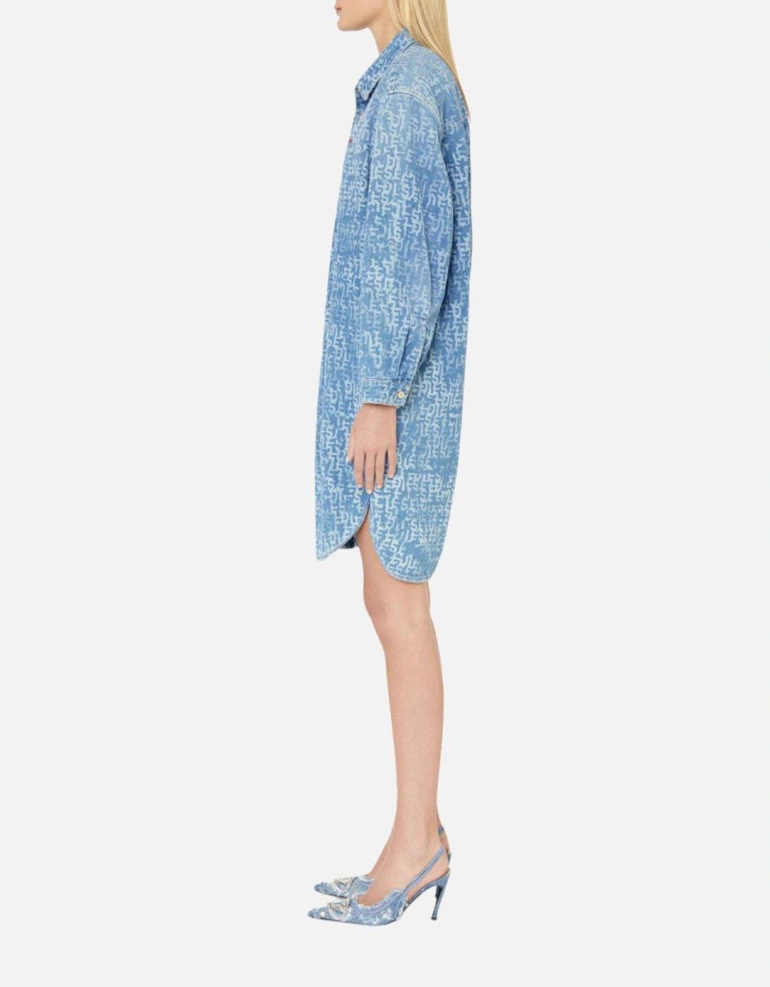 DE-BLEX Womens Shirt Dress Mini