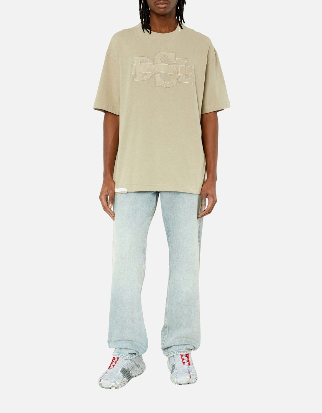 T-WASHROT Mens T Shirts Loose Fit