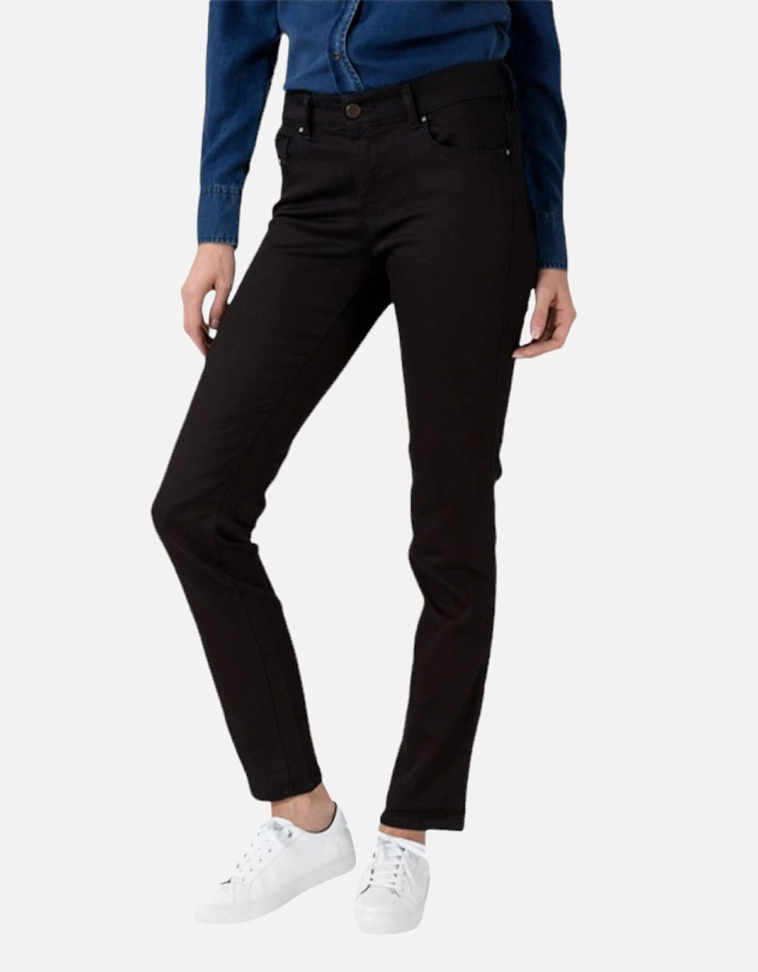 Women's DIESEL SLANDY 0800R Womens Jeans Denim Casual Pants Slim Fit Black Trousers NEW - Size: 34in/8