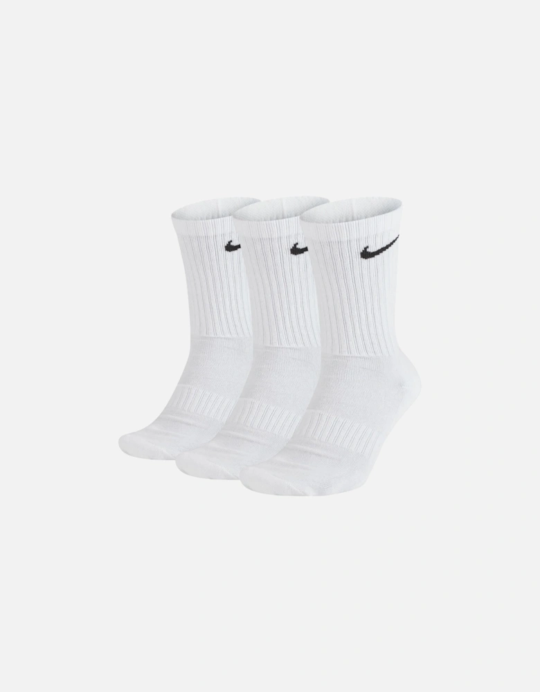 SX7664 Mens Crew Socks Everyday Cushioned 3 Pack Dri-Fit  Trainers Socks