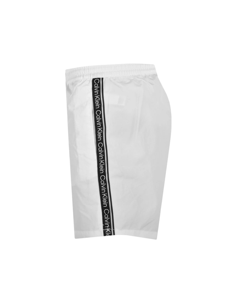 Logo Swim Shorts White