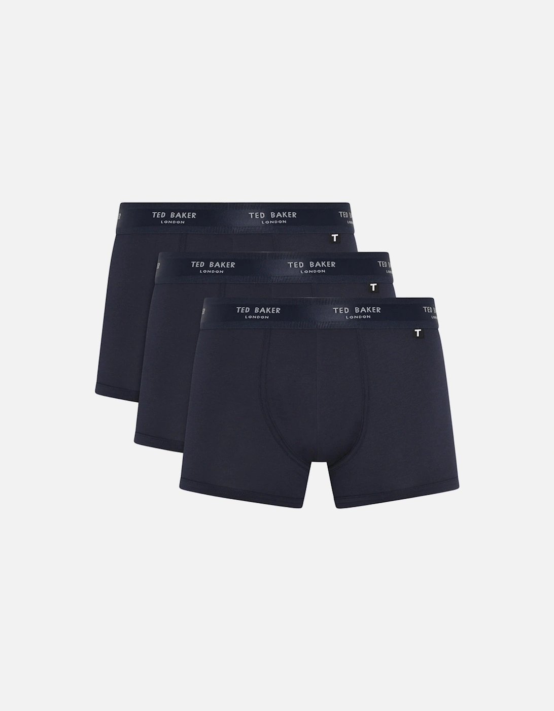 Ted Baker Mens 3-Pack Core Boxer Trunks, Navy - Black - Size: 32/34/35 - Love the Sales