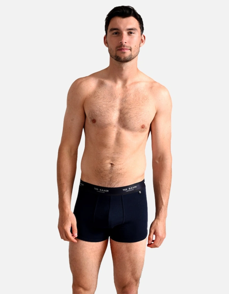 3-Pack Core Boxer Trunks, Navy