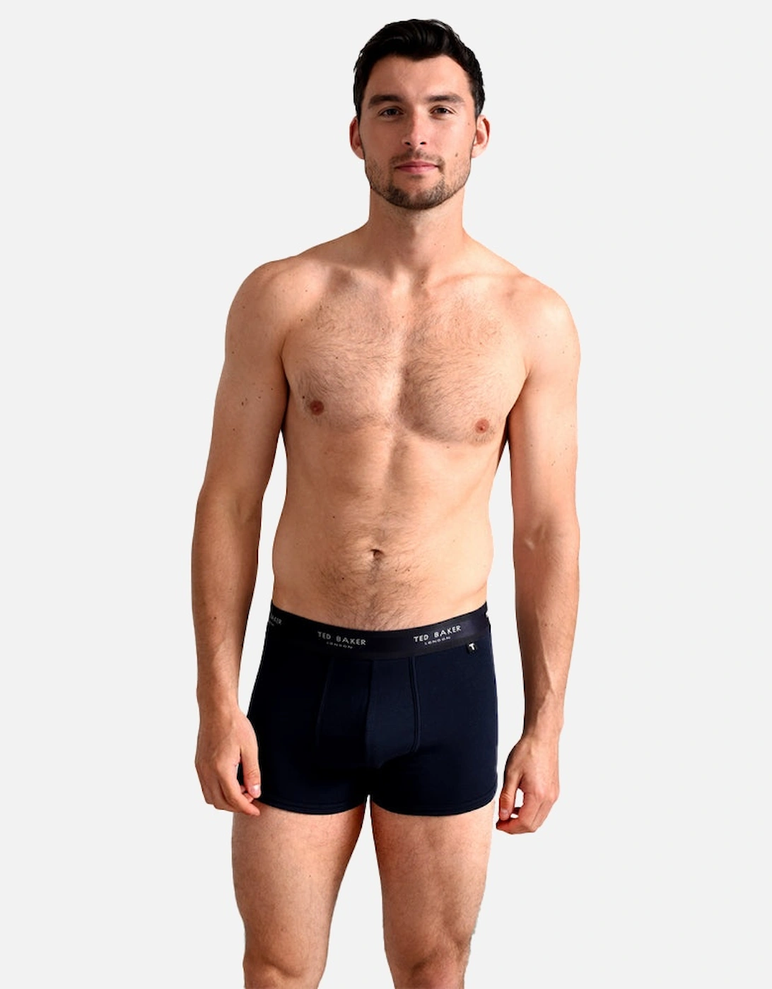 3-Pack Core Boxer Trunks, Navy