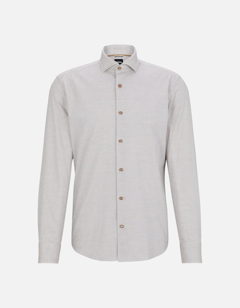 BOSS Black C-HAL-spread-C1-233 Shirt 1026244 260 Med Beige