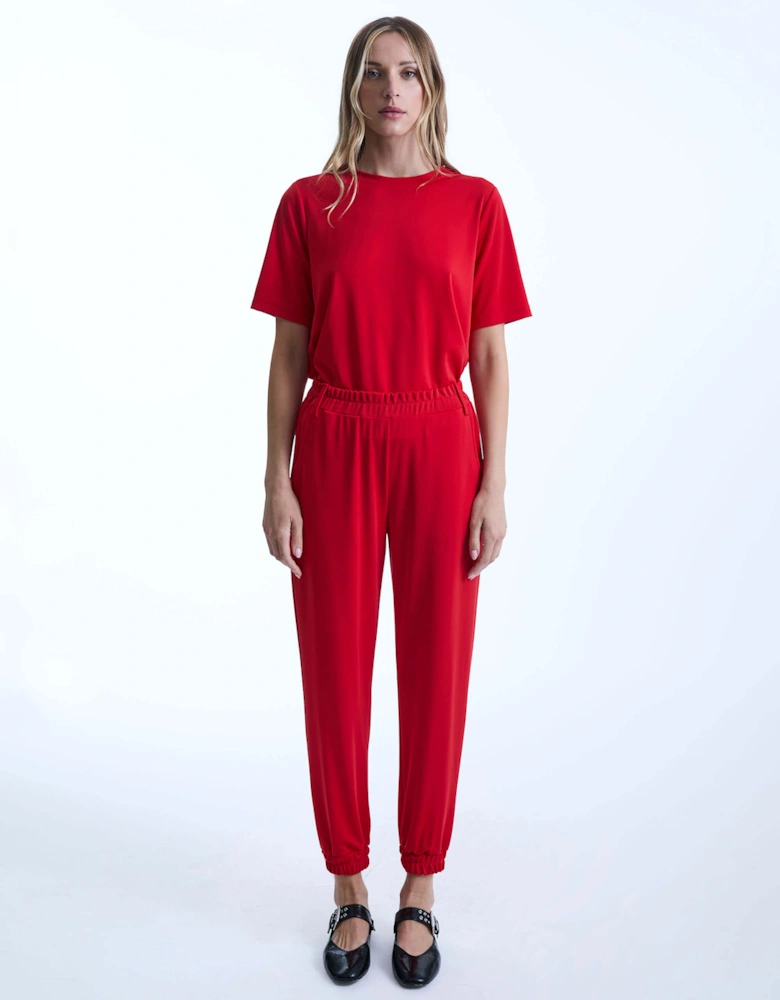 Jersey Red Trousers