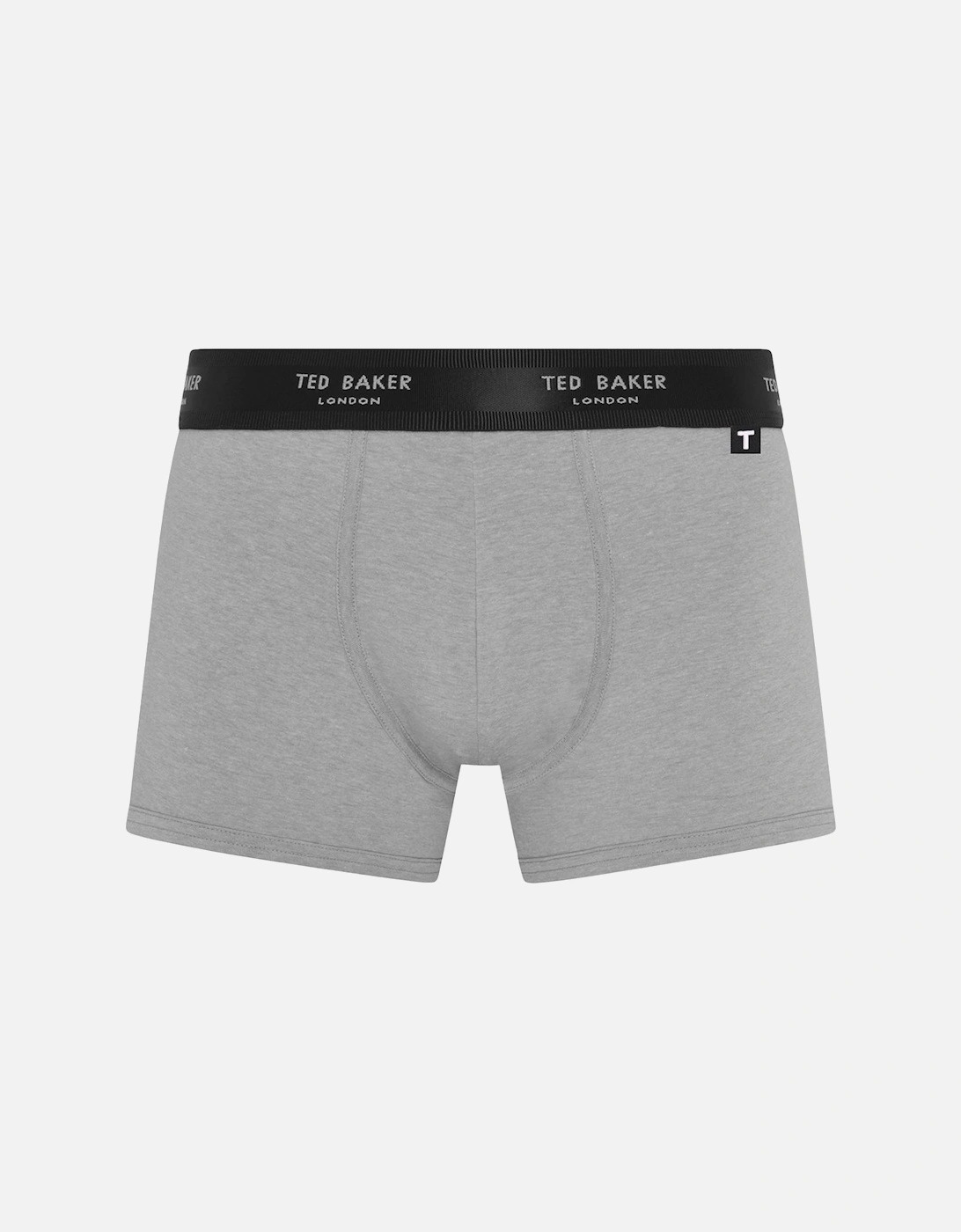 3-Pack Core Boxer Trunks, Black/Grey