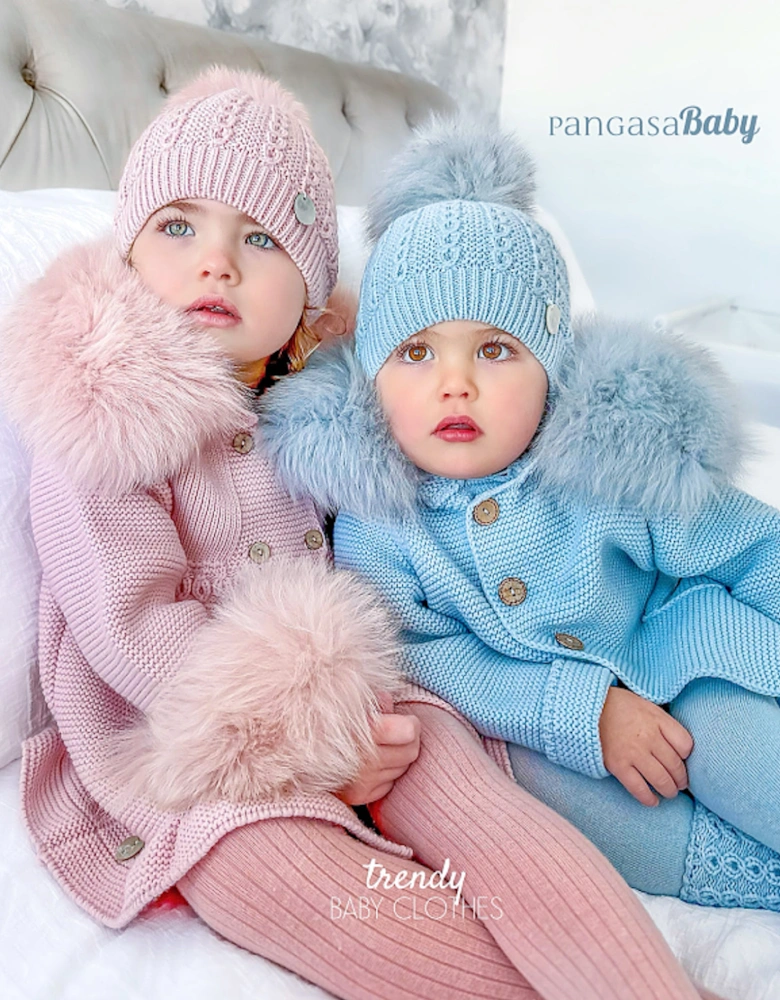 Powder Pink Faux Fur Cuffs