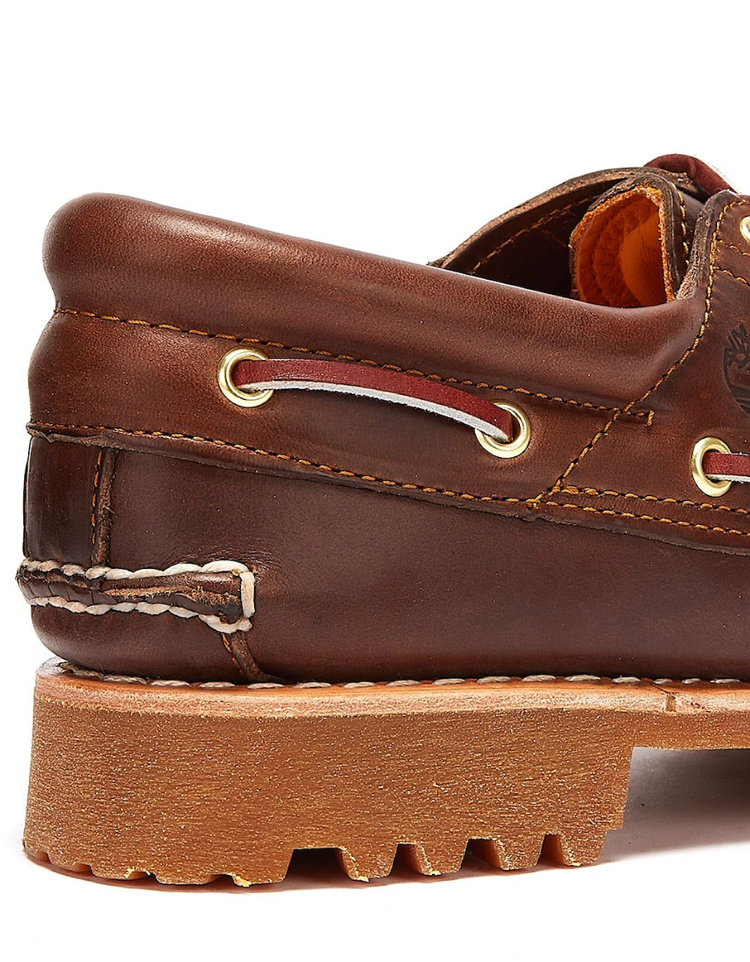 Mens Brown Traditional 3 Eye Classic Boat Shoes