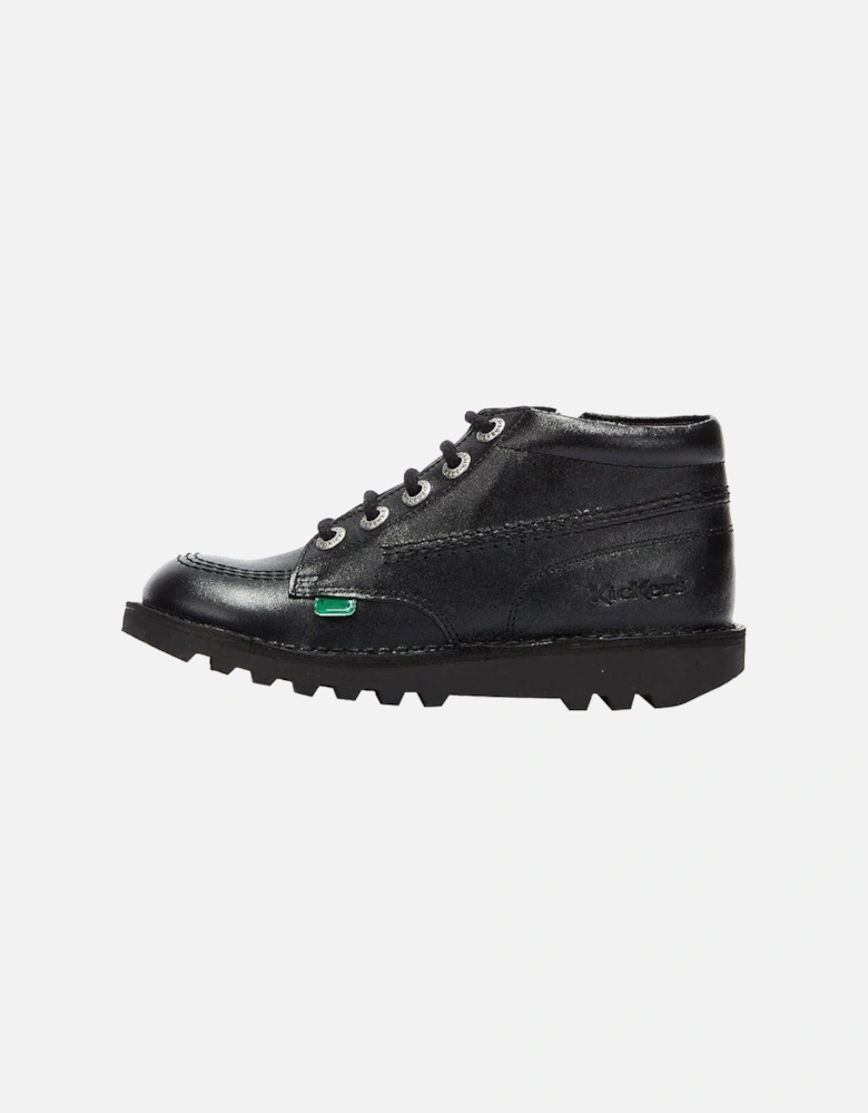 Kick Hi Zip Junior Black Boots