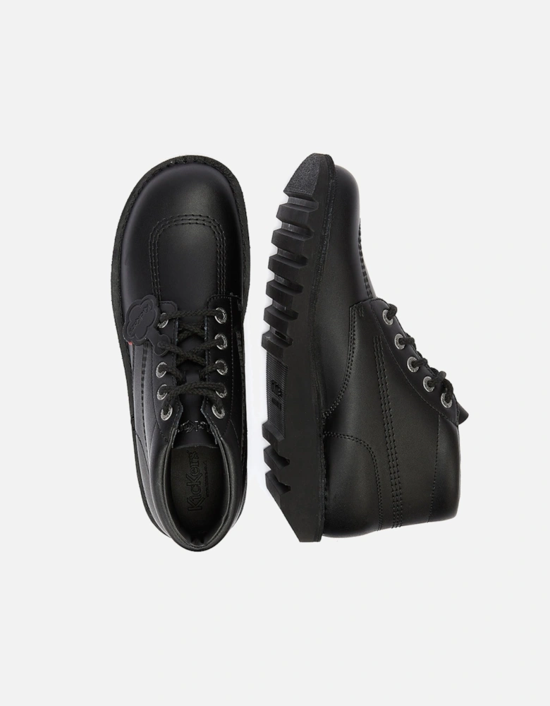 Kick Hi Zip Junior Black Boots