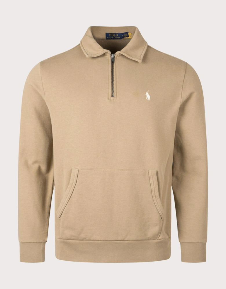 Quarter Zip Loopback Terry Sweatshirt